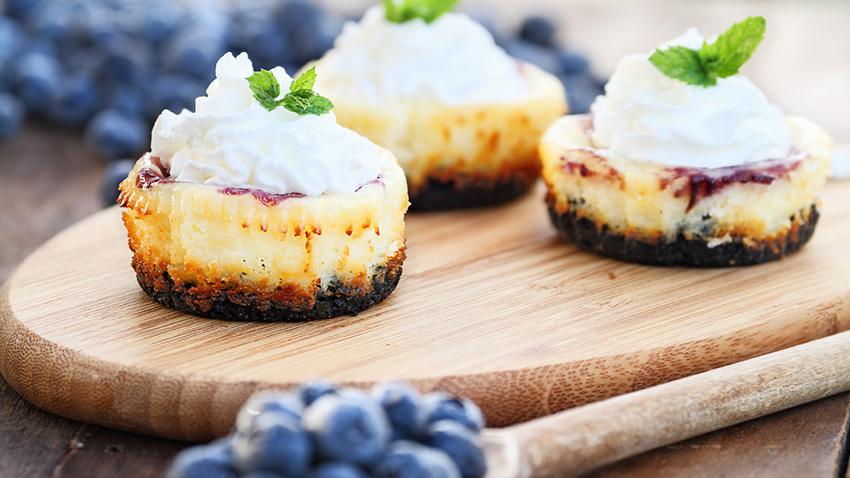 Mini Cheesecake Rezept auf STRIKE magazin